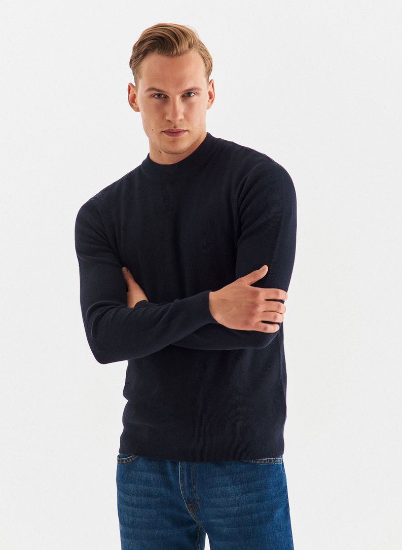 Półgolf męski granatowy P22WF-2X-006-G-0