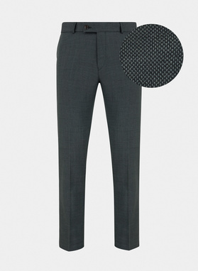 Zielone spodnie garniturowe P22SP-6G-002-Z-S