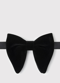 Elegancka czarna mucha męska