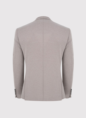 Beżowa marynarka męska melanż