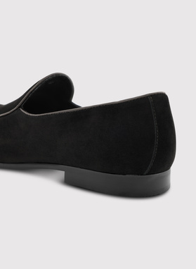 Czarne loafersy męskie