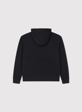 Czarna bluza dresowa z kapturem