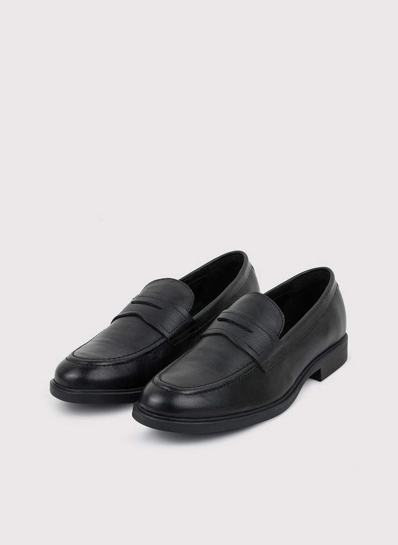 Czarne mokasyny męskie