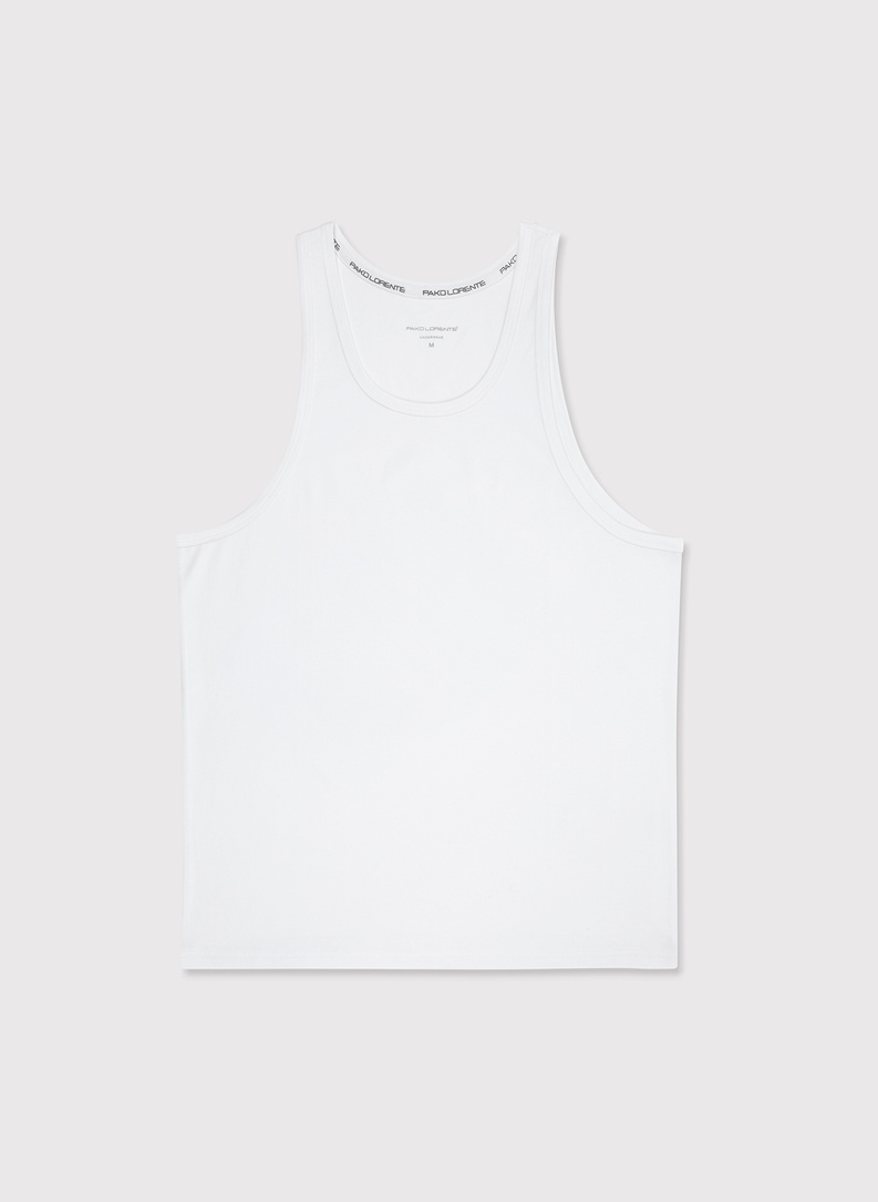 Tank top w białym kolorze, dwupak