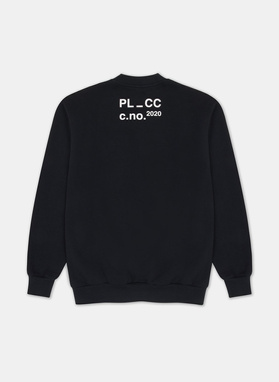 BLUZA Z OKRĄGŁYM DEKOLTEM CZARNA C20WF-2B-001-C