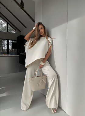 Komplet damski GEO jasnobeżowy