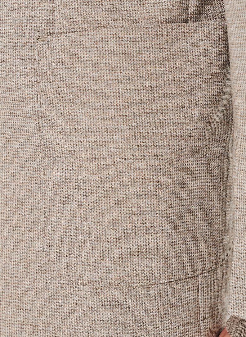 Beżowa marynarka męska