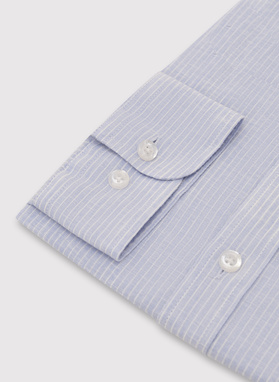 Lniana koszula w prążek