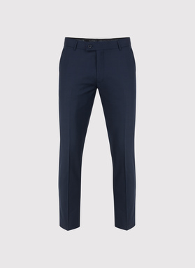 Spodnie garniturowe w subtelną kratę