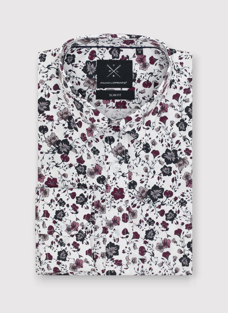 Koszula męska w kwiaty