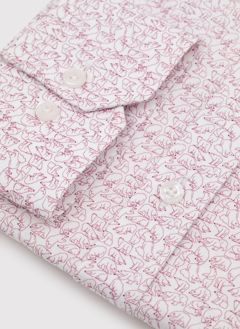 Koszula męska w drobny wzór