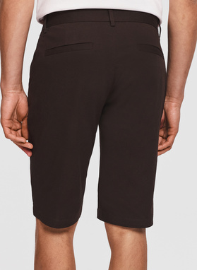 Bermudy męskie w kolorze brązowym