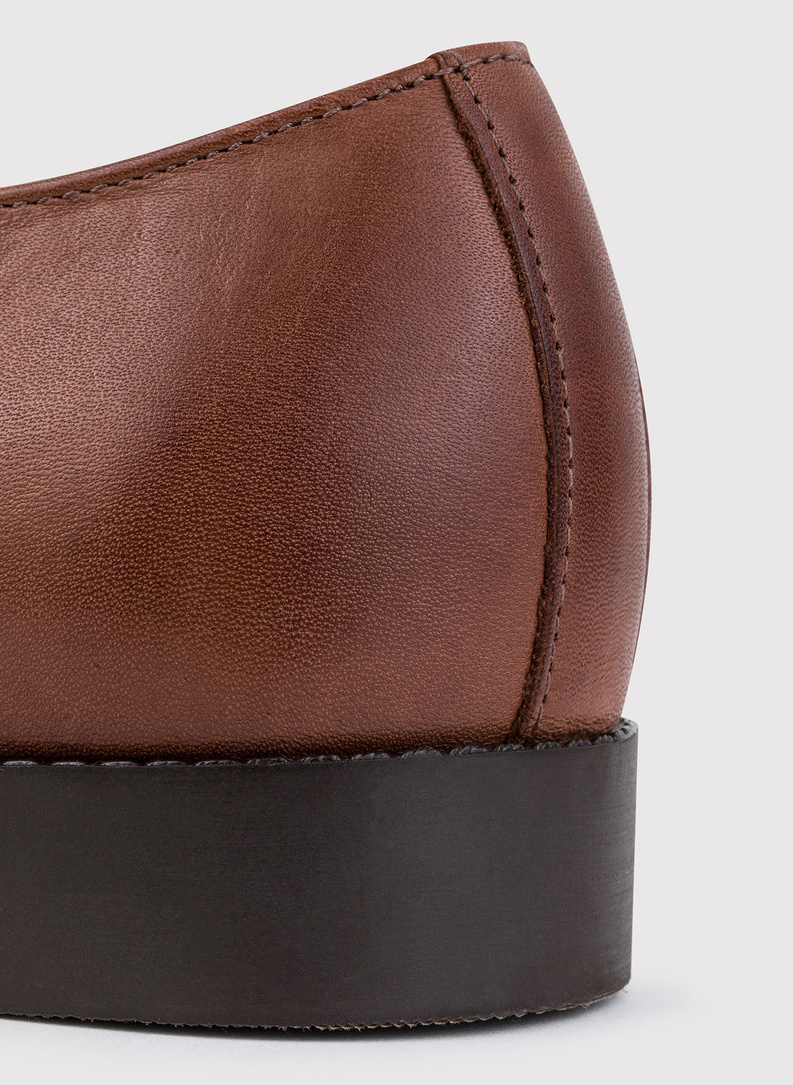 Buty męskie brązowe