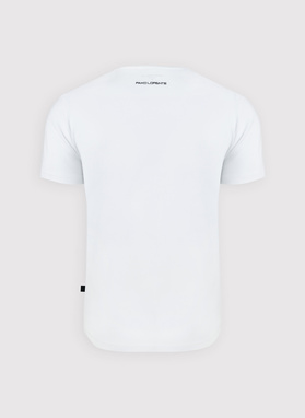 Biały gładki T-shirt Basic