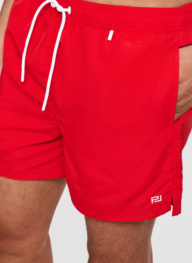 Czerwone szorty kąpielowe męskie