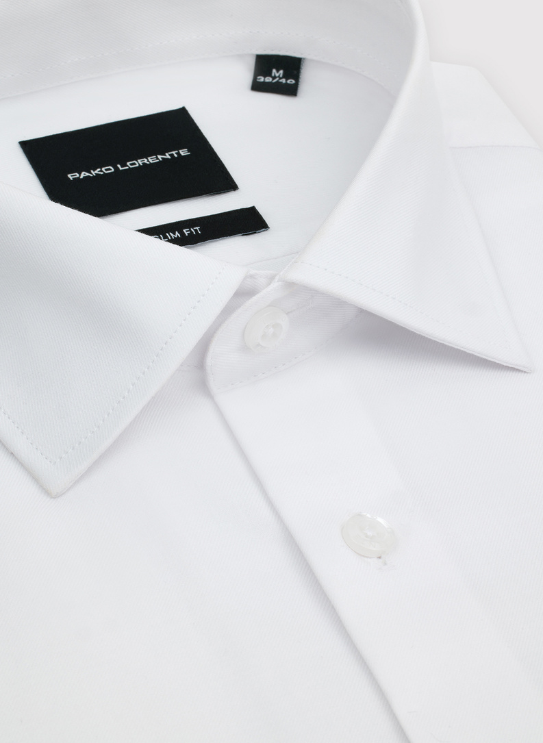 Biała koszula męska z bawełny