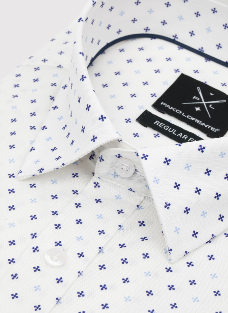 Koszula męska w mikrowzór