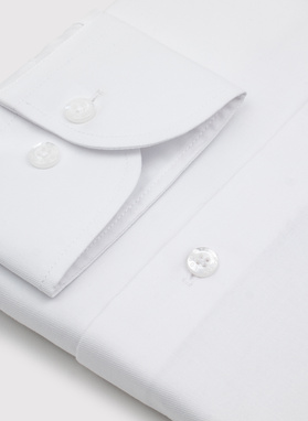 Biała koszula męska z bawełny