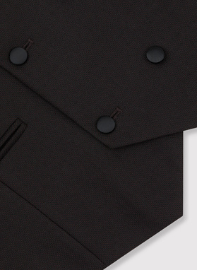 Brązowa kamizelka smokingowa 