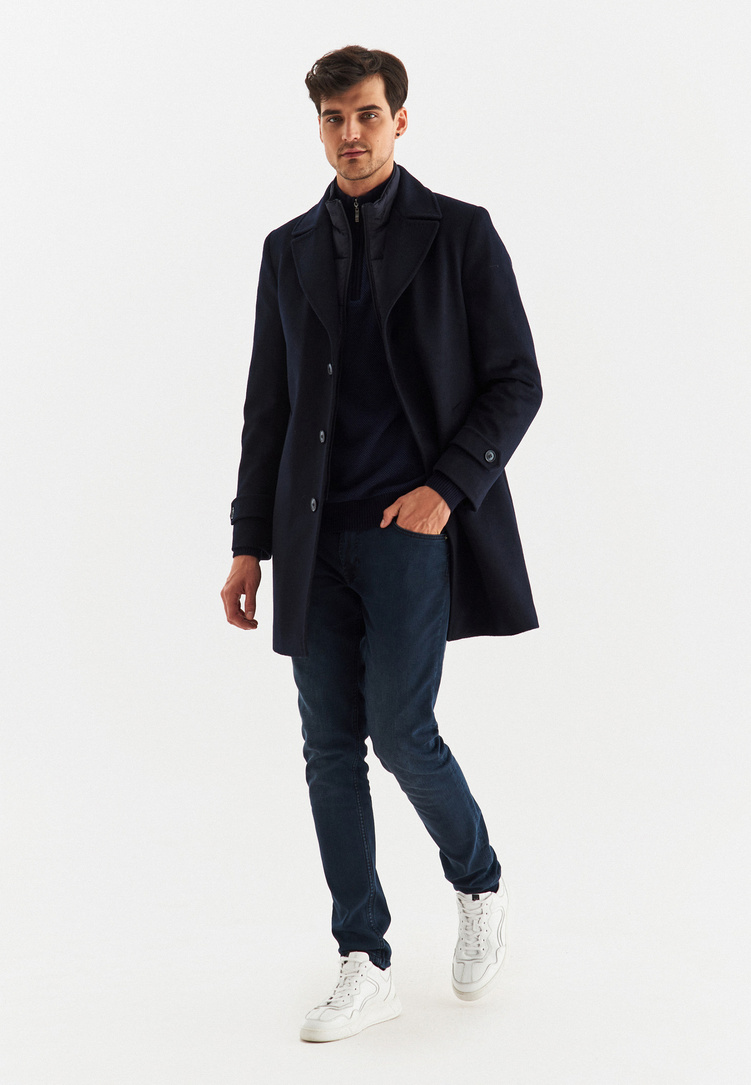 Płaszcz męski P22WF-7X-002-G-0