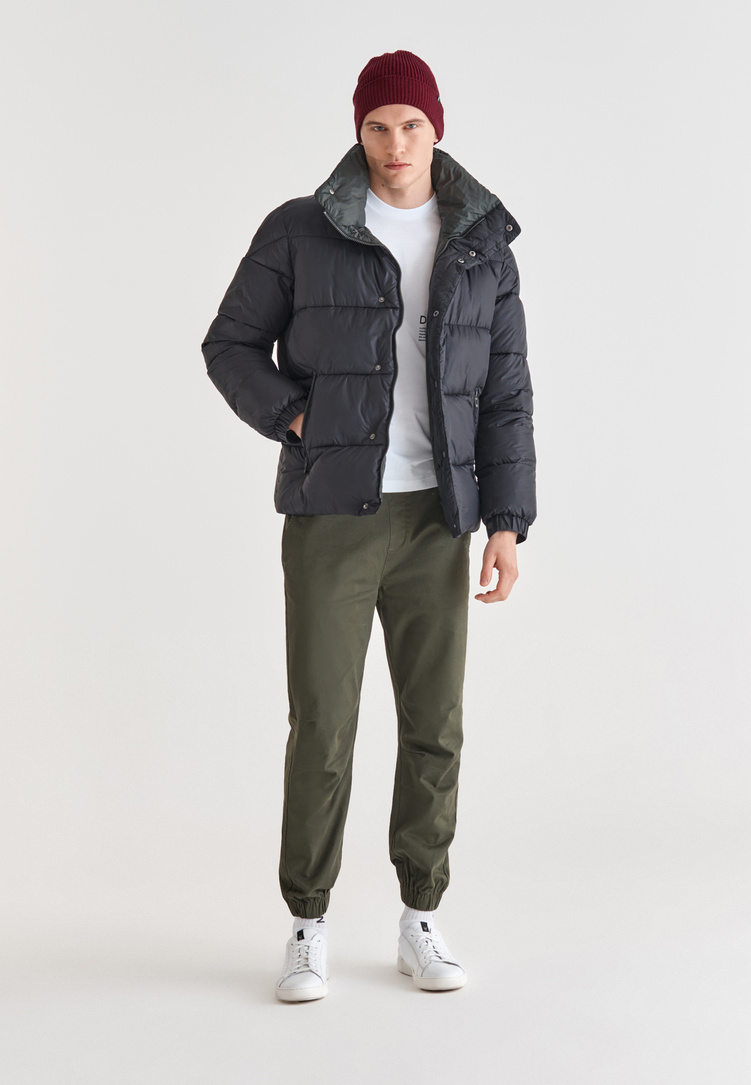 Czarna kurtka z szelkami M21WF-5X-031-C