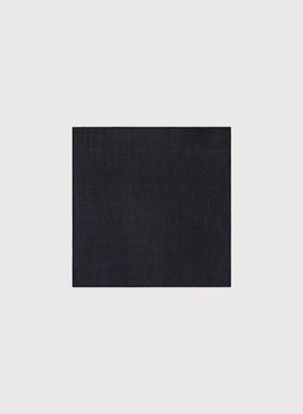 Czarna poszetka męska