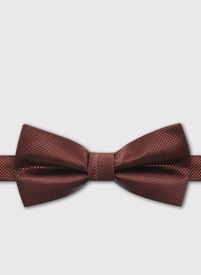 Brązowa mucha męska w strukturalny wzór