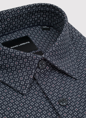 Koszula męska we wzór geometryczny