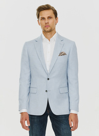 Niebieska marynarka męska