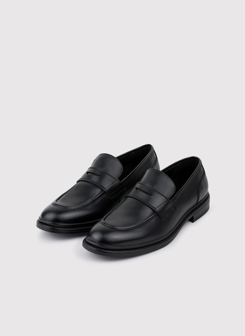 Czarne mokasyny męskie