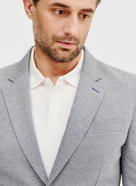 Szara marynarka melanż