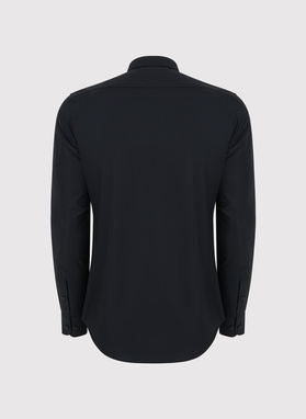 Czarna bawełniana koszula męska