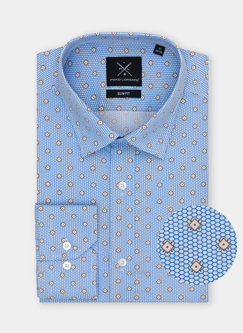 Koszula męska P22SF-1X-024-N-S