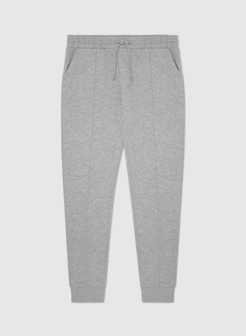 Dzianinowe spodnie dresowe w szarym kolorze