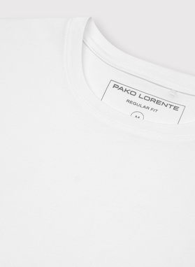 Biały t-shirt męski