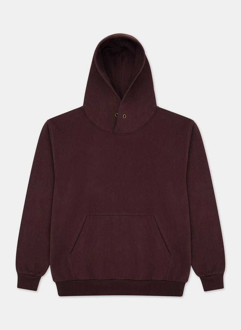 Bluza z kapturem brązowa C21WF-2K-008-A - zdjecie nr 1