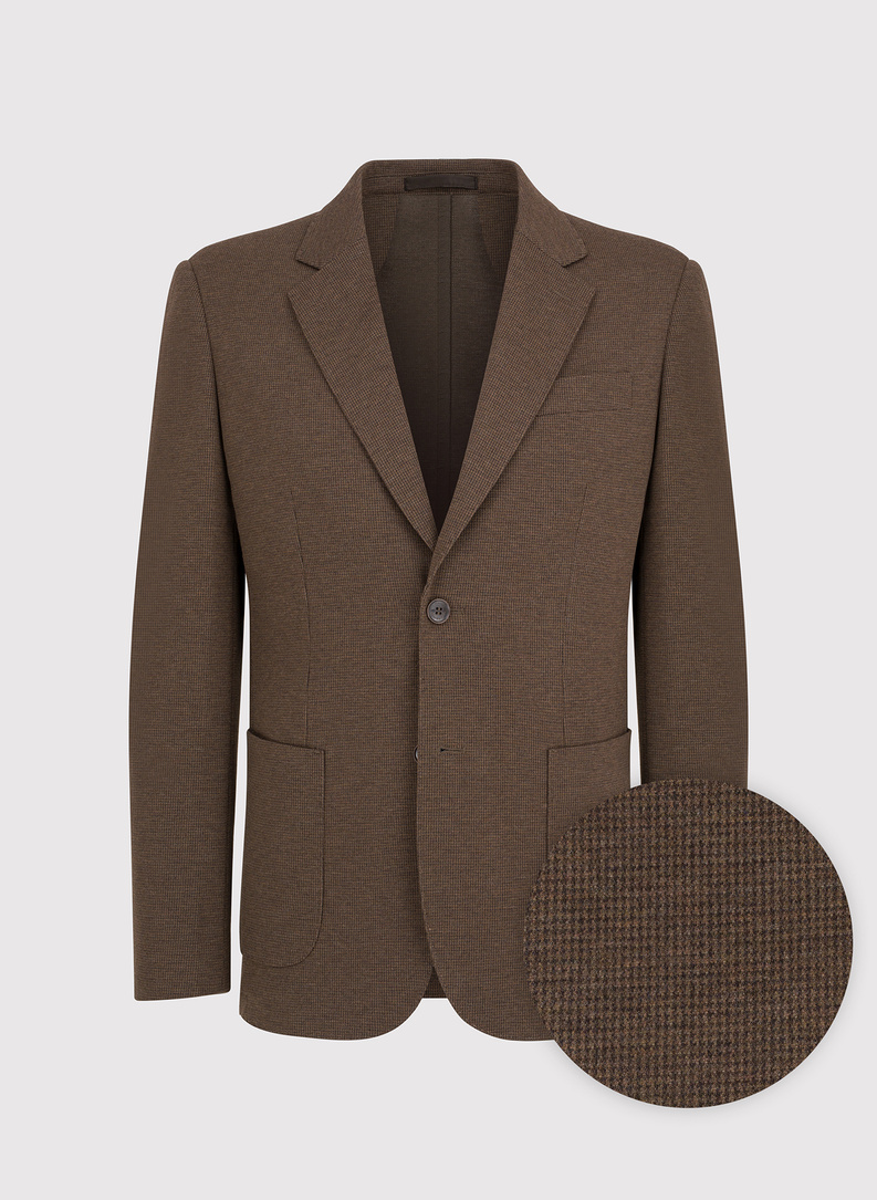 Brązowa marynarka męska