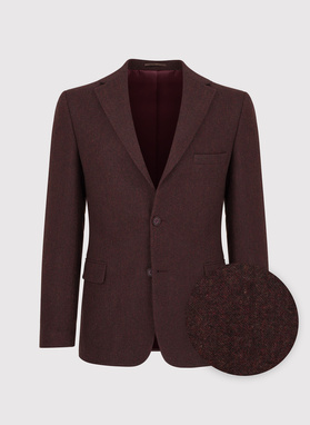 Bordowa marynarka męska