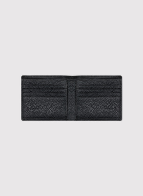 Czarny portfel męski 
