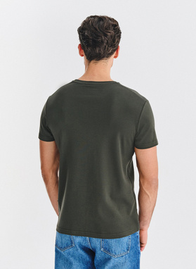 Zielony t-shirt męski