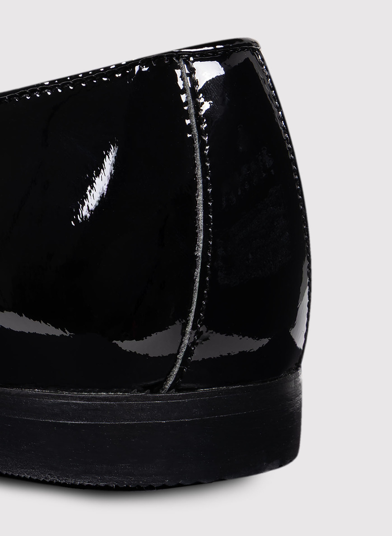 Lakierowane loafersy męskie