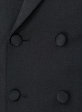 Ślubna dwurzędowa marynarka smokingowa