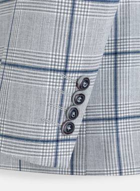 Szara marynarka garniturowa P22SF-3G-010-S-S