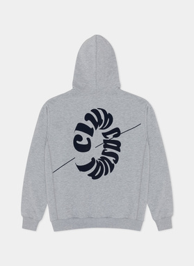 Szara bluza z kapturem oversize C21SF-2R-001-S