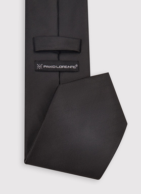 Czarny krawat męski