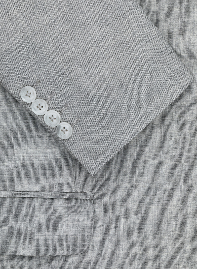 Szara marynarka męska z wełną