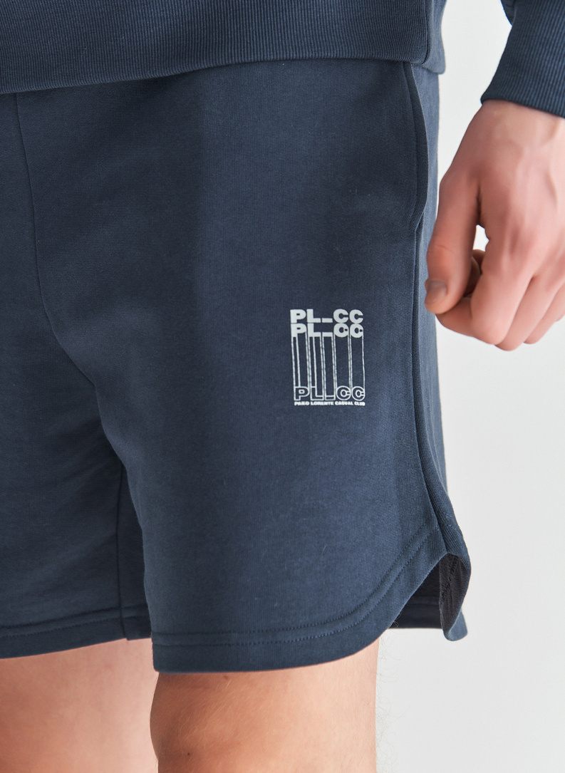 Granatowe szorty oversize C22SF-WS-002-G-0