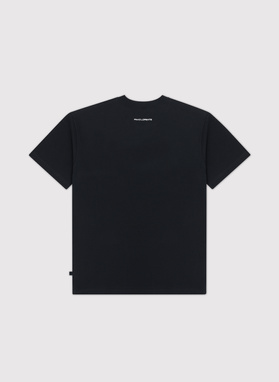 Czarny męski t-shirt basic