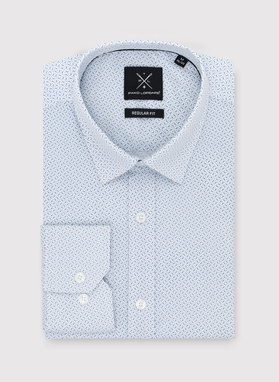 Koszula o kroju Regular w mikrowzór