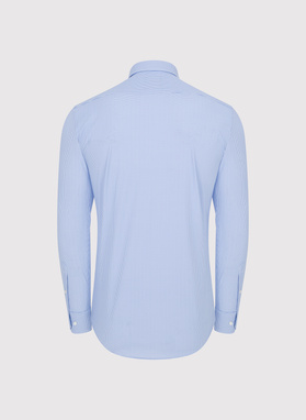 Dzianinowa koszula męska w pepitkę